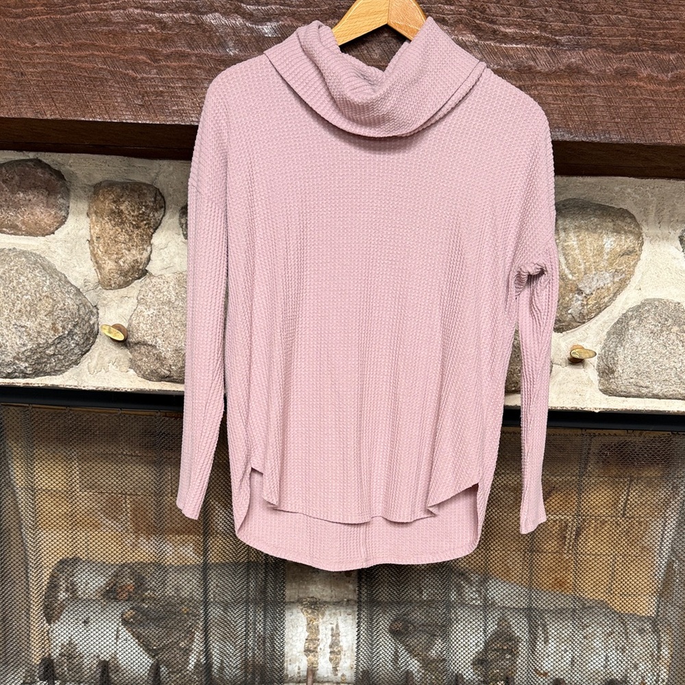 LOFT waffle knit top